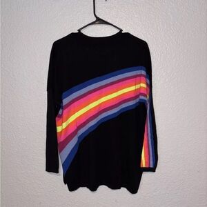 Brodie Cashmere Sweater Wispr Neon Strips